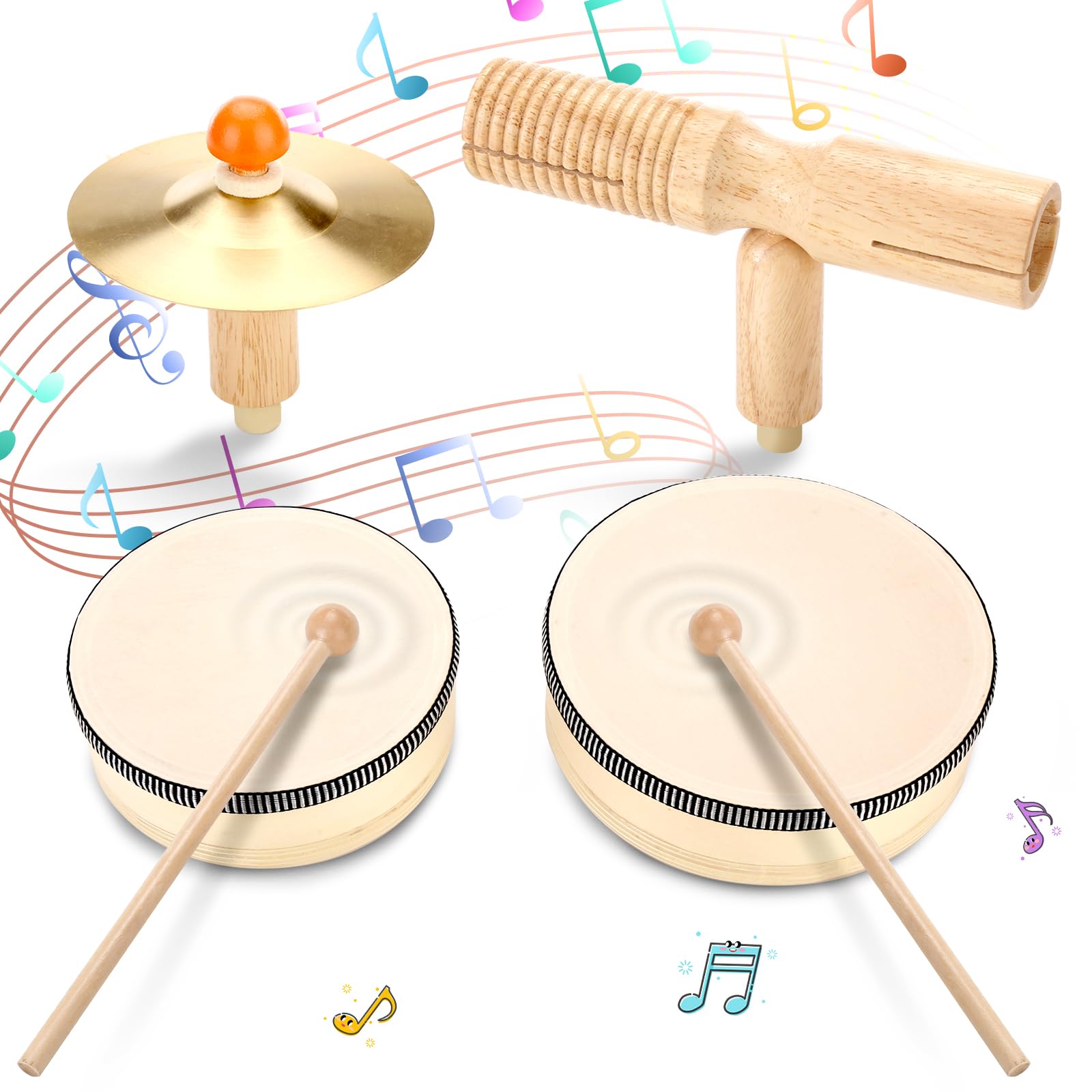 Børne trommesæt Montessori Baby MusicalBørne trommesæt Montessori Baby Musical  