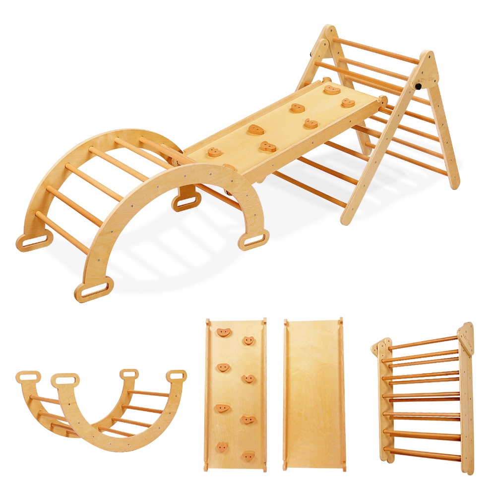 Toddler Climbing Toy Montessori Kids Playset Slide Indoor Outdoor Playground Activity Toy